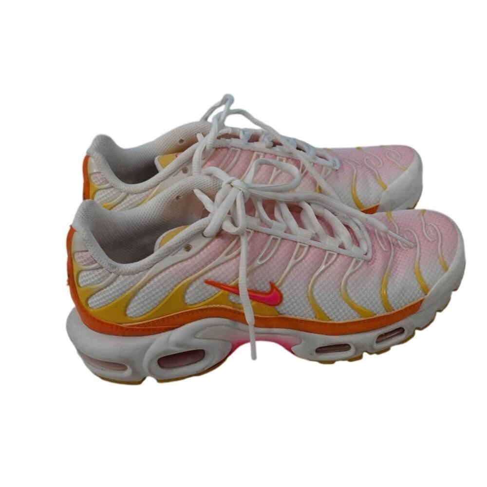 Nike Air Max Plus Hyper Pink Sail Orange Solar Flare Sneakers Size 7